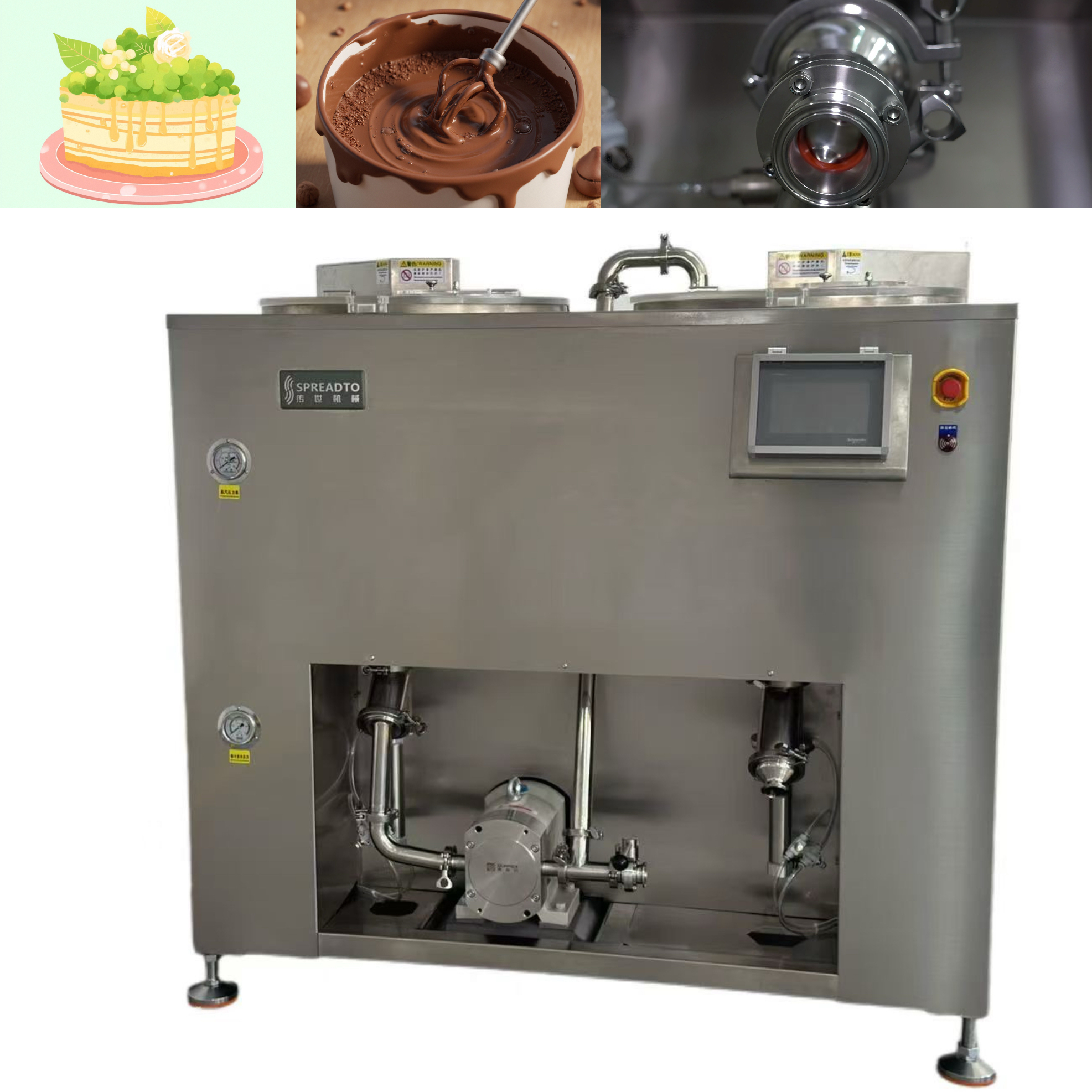 Электрический нагревательный смеситель для пекарни и десертов