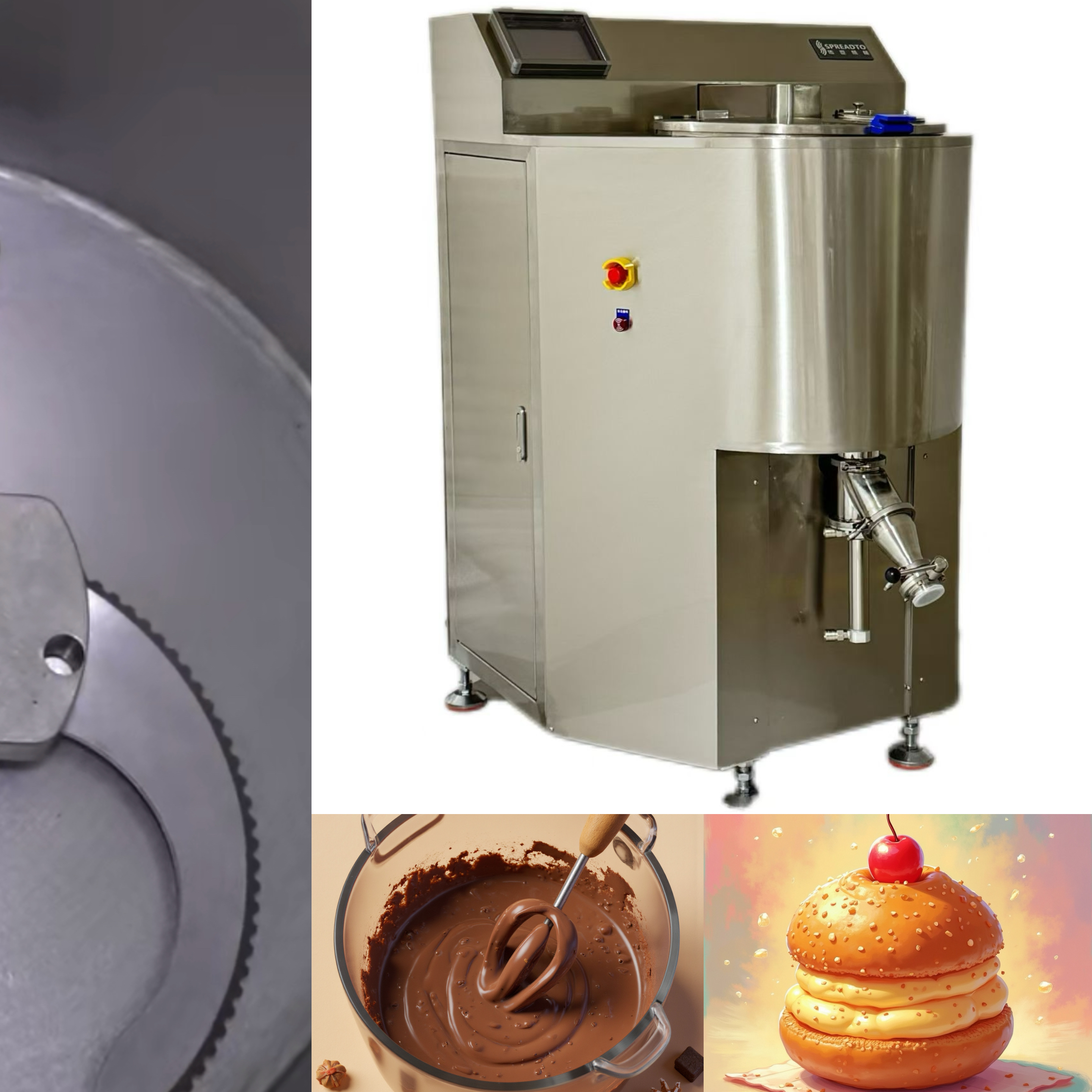 Коммерческий гомогенизирующий миксер для кондитерских крема для смешивания и пекарни